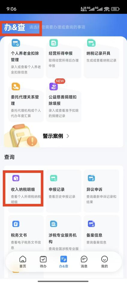 个税查询操作指引