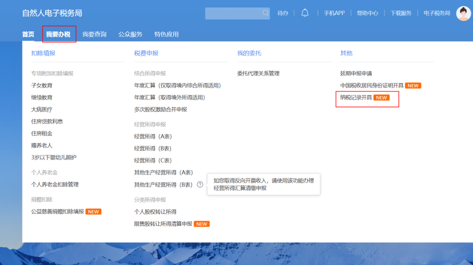 个税查询操作指引